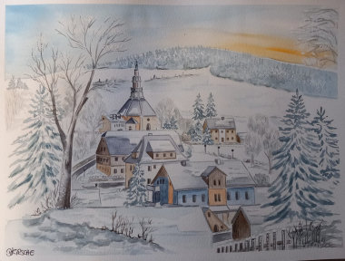 Aquarelle Seiffen